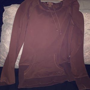 Roxy brown hoodie